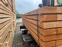Ca. 20x douglas balken fijnbezaagd, 75x200mm, lengte 600cm - afbeelding 2 van  4
