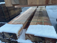 Ca. 20x douglas balken geschaafd, 140x140mm, lengte 300cm - afbeelding 1 van  3