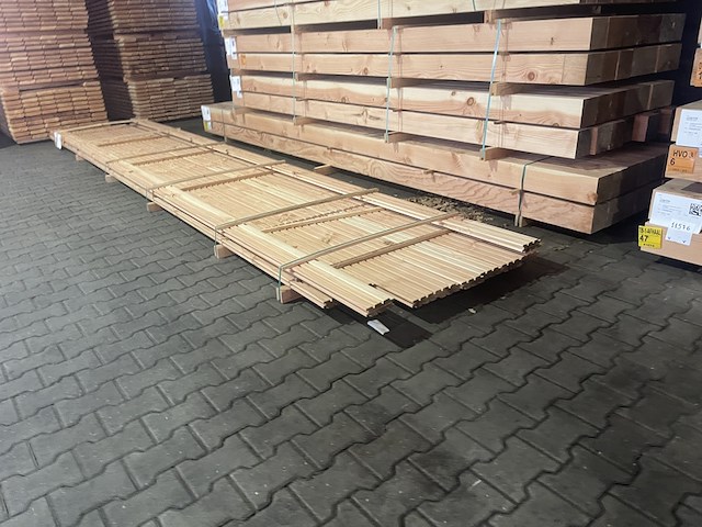 Ca. 20x douglas design- triple- deens profiel, 22x142mm, lengte 600cm - afbeelding 2 van  3