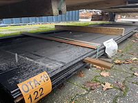 Ca. 20x douglas design- triple- deens profiel zwart, 22x142mm, lengte 500cm - afbeelding 1 van  3