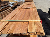 Ca. 20x douglas dubbele rhombus, 18x130mm, lengte 500cm - afbeelding 1 van  3