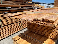 Ca. 20x douglas dubbele rhombus, 18x130mm, lengte 500cm - afbeelding 3 van  3