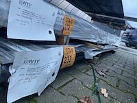 Ca. 20x douglas zweeds rabat zwart gecoat, 26x190mm, lengte 300cm - afbeelding 2 van  3