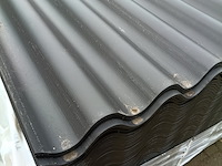 Ca. 20x golfplaat vezelcement, cemfort, zwart - afbeelding 1 van  3