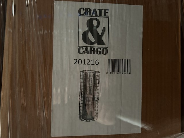 Ca. 20x hanglamp/lampenkap metaal crate & cargo - afbeelding 2 van  3