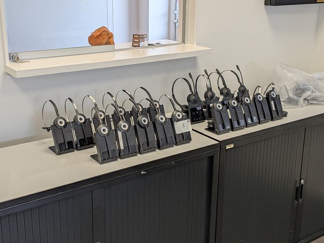 Ca. 20x headset jabra - afbeelding 1 van  16