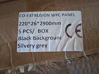 Ca. 20x hkc wpc wandpaneel 290x22 cm, silvergrey, 2026 - afbeelding 5 van  5
