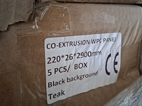 Ca. 20x hkc wpc wandpaneel 290x22 cm, teak, 2026 - afbeelding 5 van  5