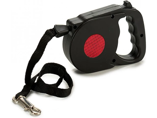 Ca. 20x honden rollijn, zwart, blauw en rood - afbeelding 2 van  2