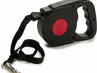 Ca. 20x honden rollijn, zwart, blauw en rood - afbeelding 2 van  2