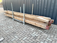 Ca. 20x houten gordingen - afbeelding 1 van  8