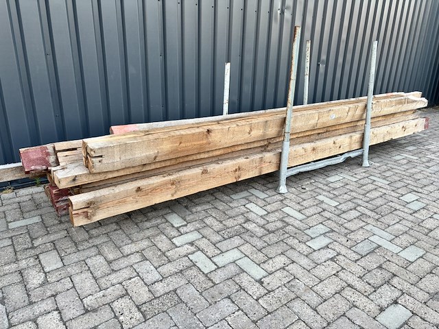 Ca. 20x houten gordingen - afbeelding 2 van  8