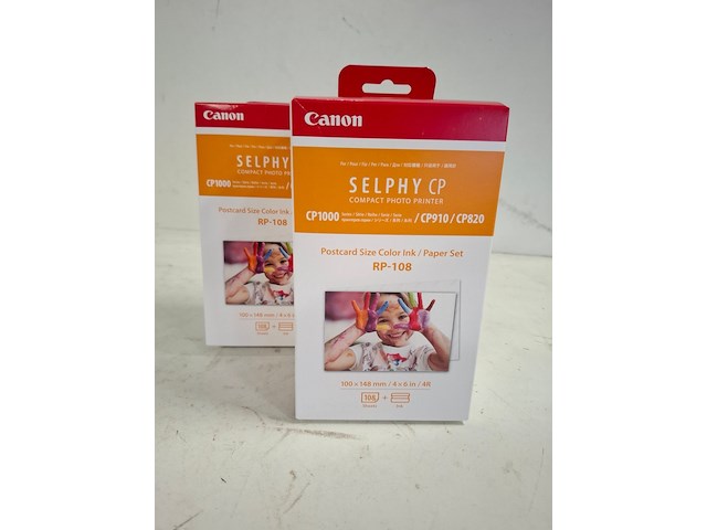 Ca 20x inkt- en papierset canon, rp-108 - afbeelding 1 van  4