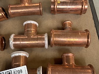Ca. 20x installatiemateriaal w.o. koperen perskoppelingen, w.o. xpress - afbeelding 2 van  5