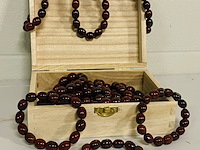 Ca. 20x jaspis breccie (dark) armbanden - afbeelding 1 van  4