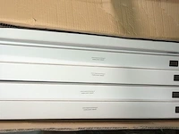 Ca. 20x kabelgoot aluminium, kopen voor weinig, zwart, 100 cm - afbeelding 2 van  2