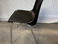 Ca. 20x kantinestoel berico plast, helene 1004/a, zwart - afbeelding 3 van  6