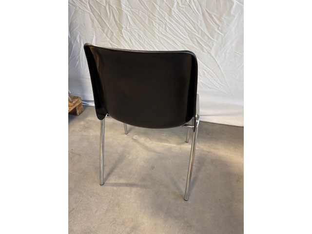 Ca. 20x kantinestoel berico plast, helene 1004/a, zwart - afbeelding 4 van  6