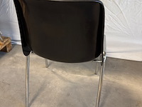 Ca. 20x kantinestoel berico plast, helene 1004/a, zwart - afbeelding 4 van  6