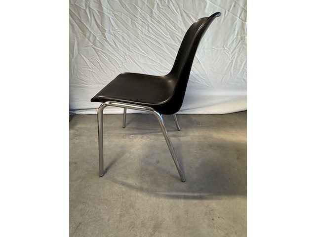 Ca. 20x kantinestoel berico plast, helene 1004/a, zwart - afbeelding 5 van  5