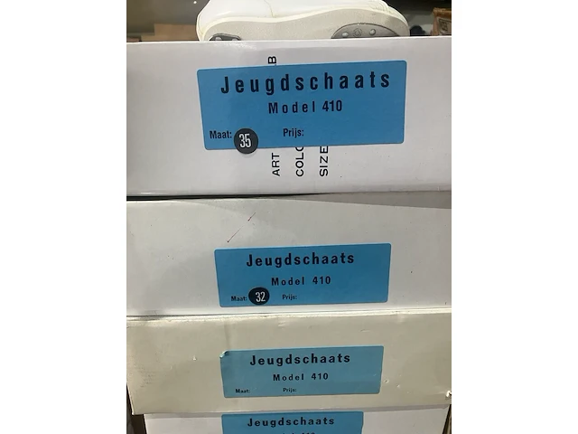 Ca. 20x kinder kunstschaatsen, wit - afbeelding 6 van  6