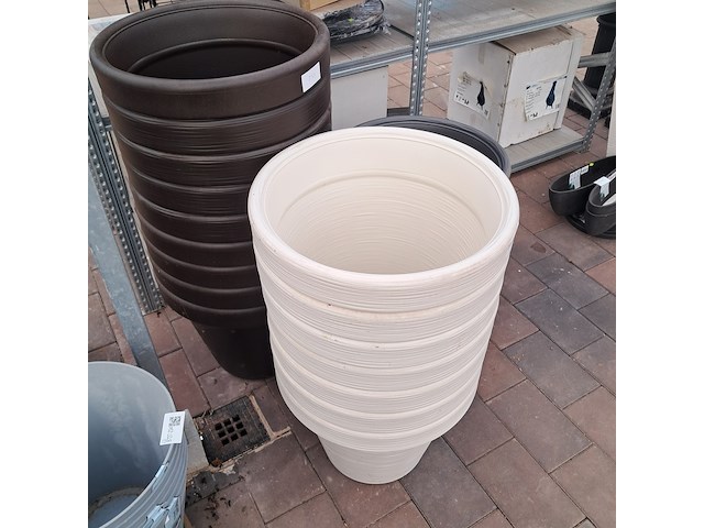 Ca. 20x kunststof bloempot, endersen - afbeelding 3 van  8