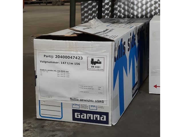 Ca. 20x laptop, dell, o.a. latitude 5420 - afbeelding 2 van  12