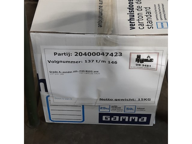 Ca. 20x laptop, dell, o.a. latitude 5420 - afbeelding 4 van  12