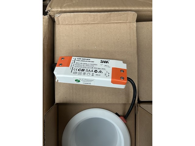 Ca. 20x led paneel inbouw met led driver ellipz lighting - afbeelding 2 van  4