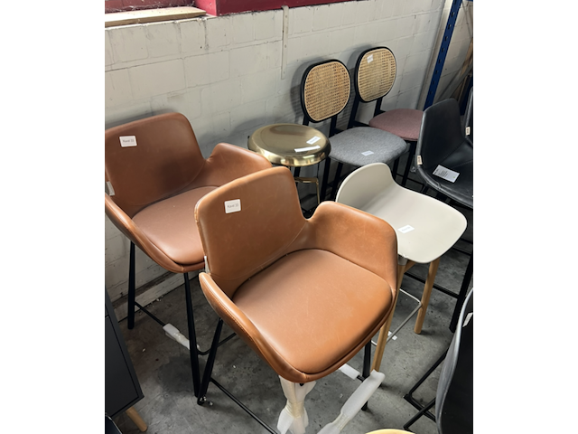 Ca. 20x mixpartij barkrukken van diverse merken, o.a. byfonq, hkliving, zuiver, hay, etc. - afbeelding 4 van  4