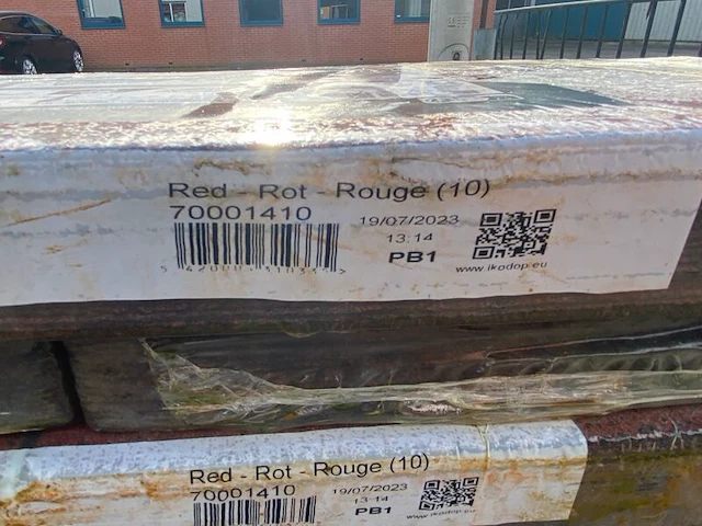 Ca. 20x pak dakshingles, iko, rood, 3m2 per pak - afbeelding 4 van  5