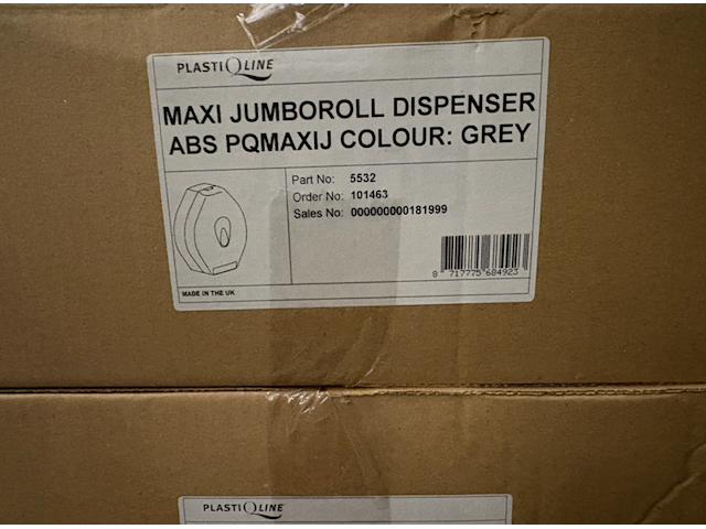 Ca. 20x papierrol dispenser, plastiqline - afbeelding 2 van  3
