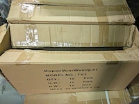 Ca. 20x platte tv muursteun, kopen voor weinig, tv1 flat, zwart, 84 - 140 cm - afbeelding 2 van  2