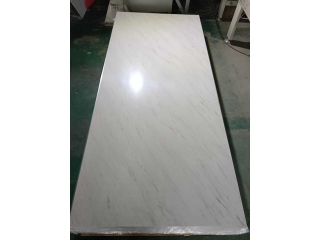 Ca. 20x pvc wandpaneel 280x122 cm, white grey marble, 2026 - afbeelding 1 van  2