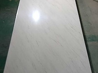 Ca. 20x pvc wandpaneel 280x122 cm, white grey marble, 2026 - afbeelding 1 van  2