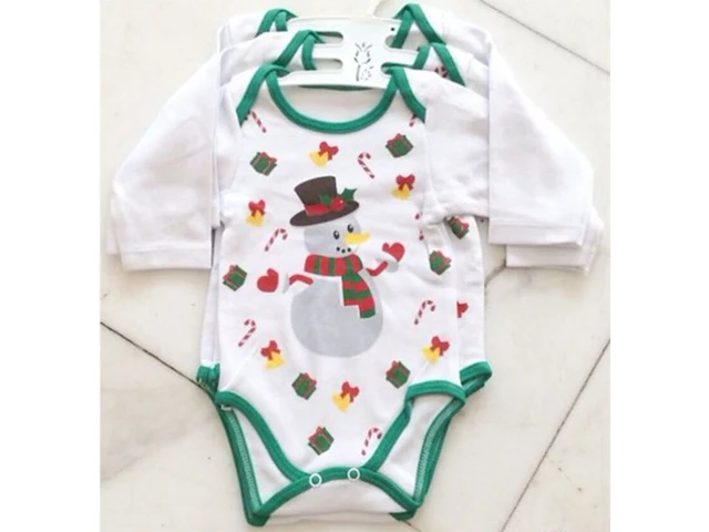 Ca. 20x rompertje voor de kerst, wit / groen / rood, diverse maten - afbeelding 2 van  5