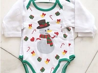 Ca. 20x rompertje voor de kerst, wit / groen / rood, diverse maten - afbeelding 2 van  5