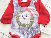 Ca. 20x rompertje voor de kerst, wit / groen / rood, diverse maten - afbeelding 3 van  5