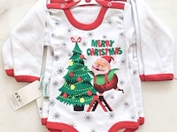 Ca. 20x rompertje voor de kerst, wit / groen / rood, diverse maten - afbeelding 5 van  5