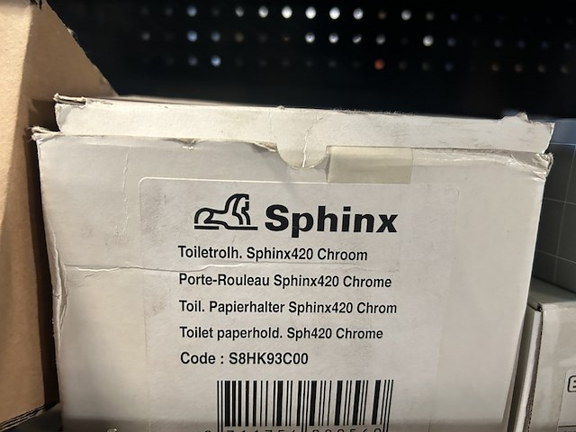 Ca. 20x sanitair/badkamer accessoires en toebehoren, w.o. emco, sphinx, hansgrohe - afbeelding 5 van  8