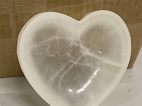 Ca. 20x seleniet schalen hartvorm, wit - afbeelding 2 van  4