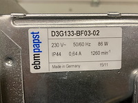 Ca. 20x slakkenhuis ventilatoren , ebm papst, d3g133-bf03-02 - afbeelding 3 van  4