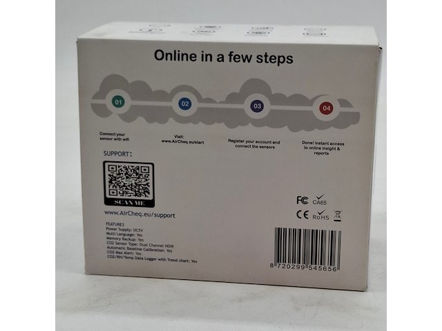 Ca. 20x smart co2 censor, aircheq, base - afbeelding 9 van  10