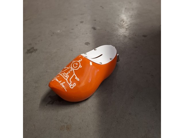 Ca. 20x spaarpot klompje, oranje - afbeelding 2 van  2
