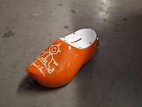 Ca. 20x spaarpot klompje, oranje - afbeelding 2 van  2