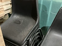 Ca. 20x stapelbare stoelen, bruin/zwart - afbeelding 5 van  5