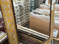 Ca. 20x stenen mozaïek frame 70x90 cm - afbeelding 1 van  6