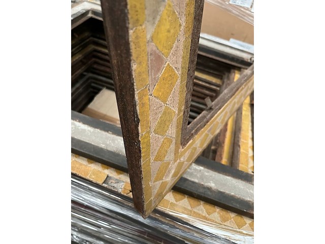 Ca. 20x stenen mozaïek frame 70x90 cm - afbeelding 2 van  6