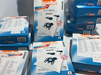Ca. 20x stofzuigerzakken cleanbag, m137 h00 15, zwart/zilver, 4 stuks per doos - afbeelding 3 van  4