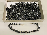 Ca. 20x toermalijn zwart halskettingen - afbeelding 1 van  4